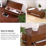 Spot Wooden Desktop Wire Storage Box