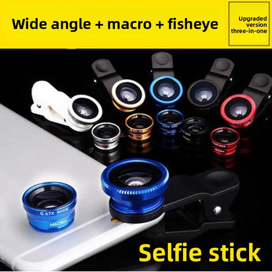 Universal 3-in-1 Clip-On Phone Lens Kit Phone Accessories product image 1