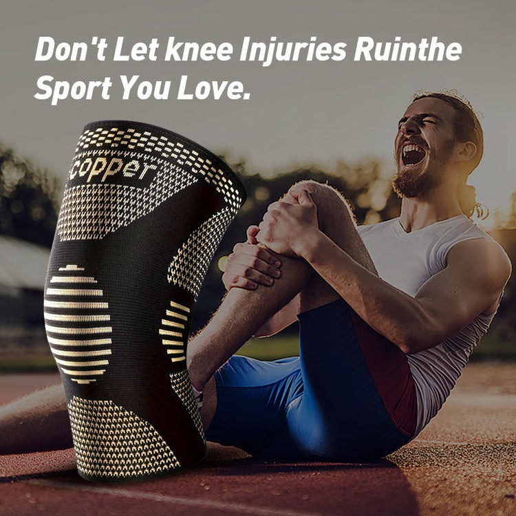 Copper Knee Pads Shock Absorbing Support