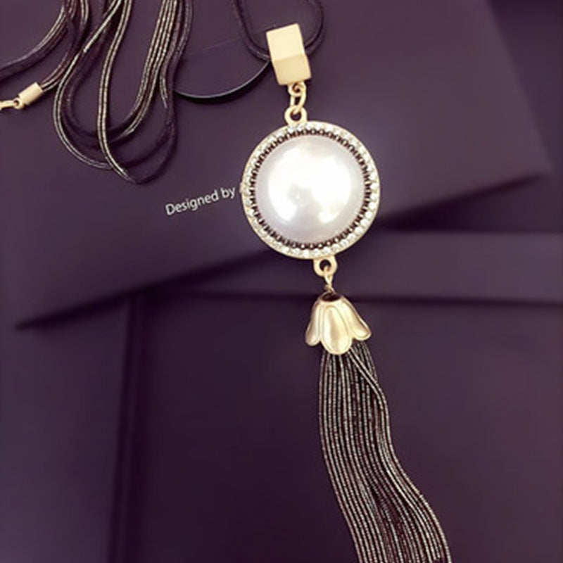 Long Necklace, Sweater Necklace, Accessory Necklace - Image 2