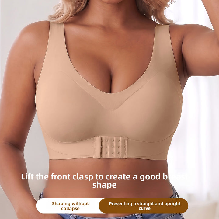 Fixed Cup Sports Bra With Antibacterial Fabric