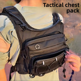 Tactical chest bag Portable outdoor hiking bag