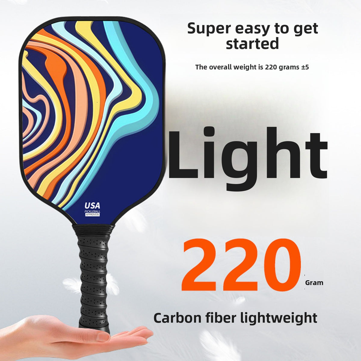 Carbon Fiber Pickleball Paddles Complete