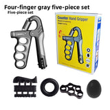 Adjustable Hand Grip Strengthener with Mechanical Counter