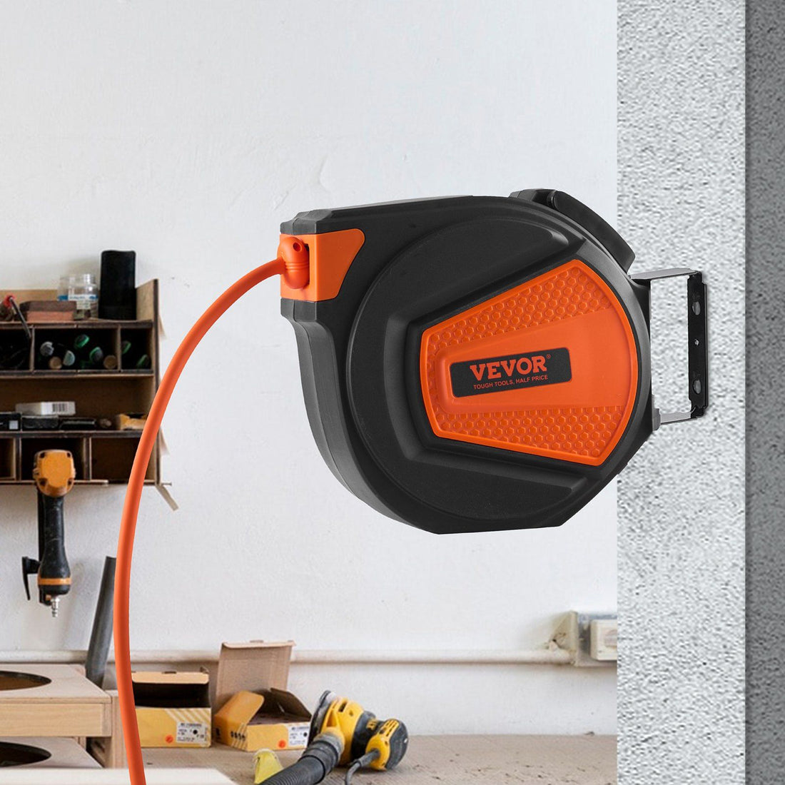 50FT Retractable Swivel Air Hose Reel - product details