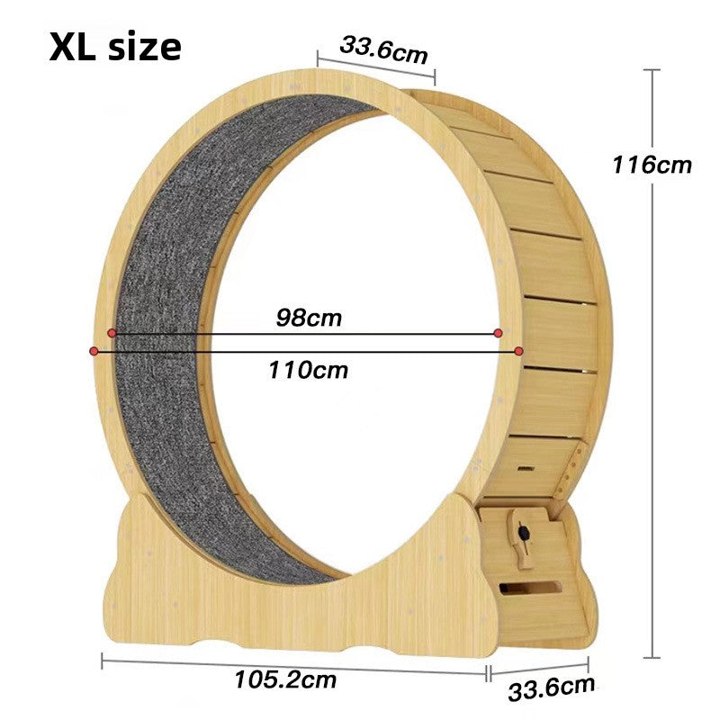 Cat Treadmill Pet Cat Climbing Frame Clearance Cylindrical Roller Silent Sports Fitness Large Cat Toy Cat Running Wheel