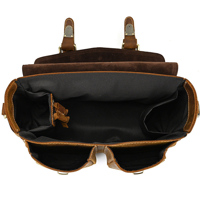 Genuine Leather Retro Camera Bag