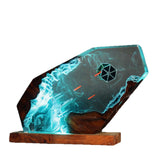 3D Galaxy Resin Star Lamp with LED Lights