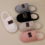 Plush Indoor Slippers Non-Slip Warm Home Shoes