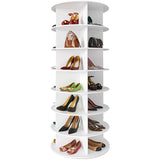 7 Tier Rotating Shoe Rack Tower Organizer