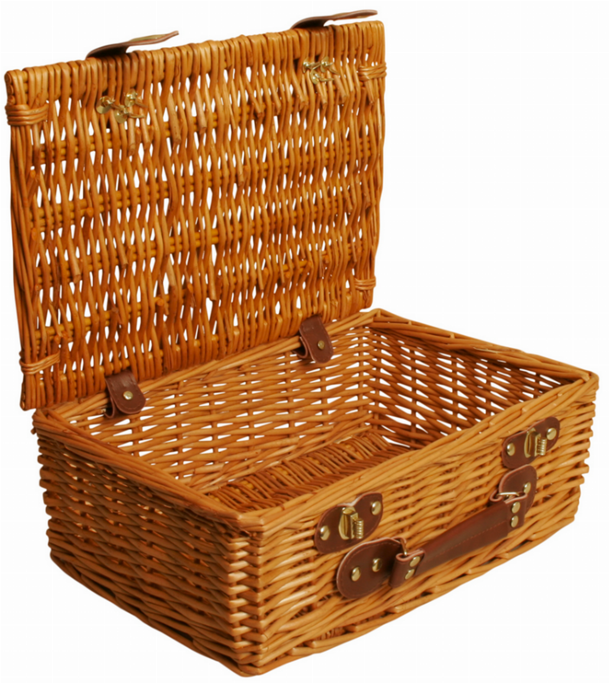 13 Inch Willow Picnic Basket