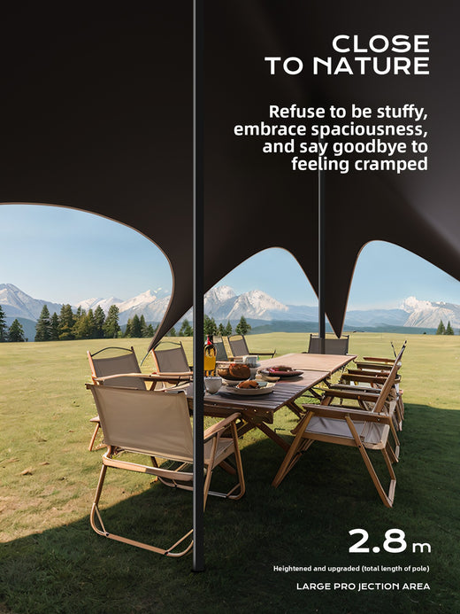 Outdoor camping shade tent