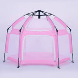 Folding no-installation children's tent