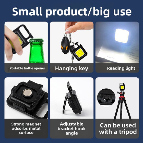Multifunctional Magnetic Keychain Flashlight Camping & Hiking product image 2