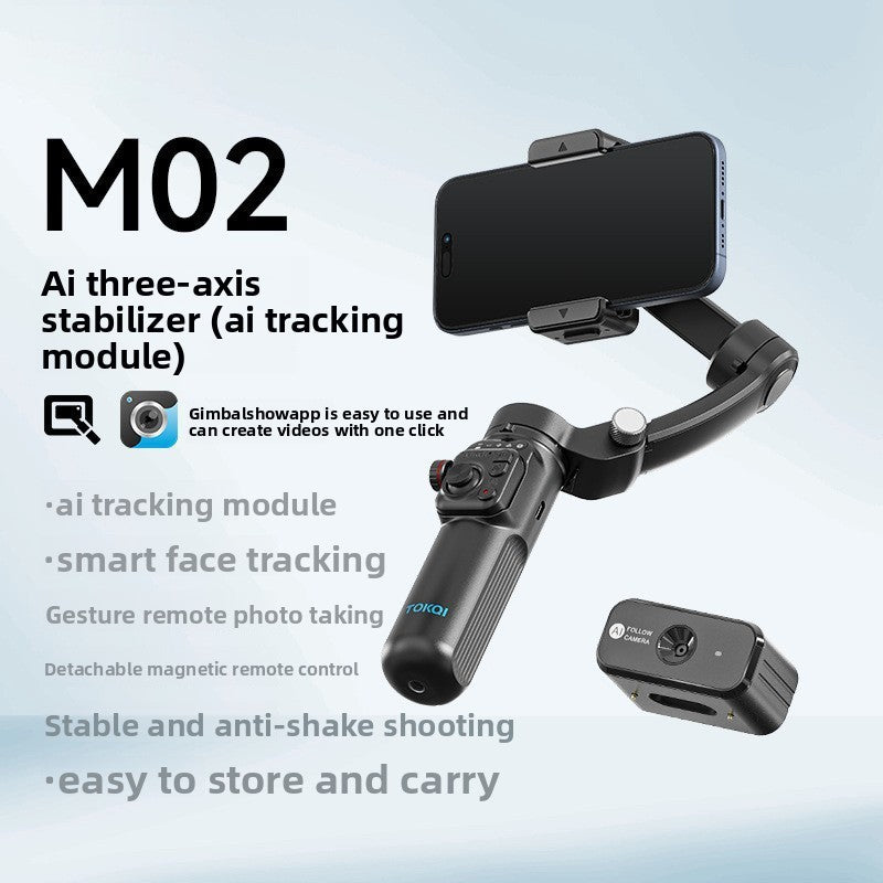 M02 Smart AI Three-Axis Gimbal Stabilizer for Mobile Phones