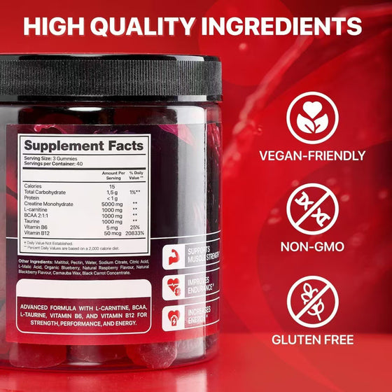 Creatine Vitamin Gummies Dietary Supplement product image 2