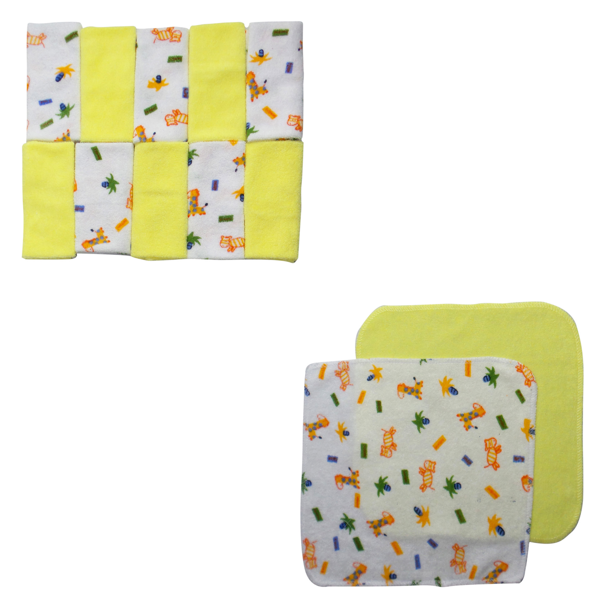 Bambini Twelve Piece Infant Wash Cloth Set