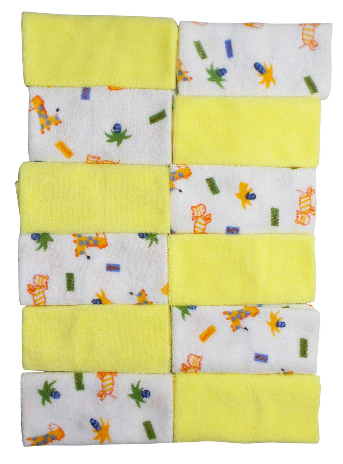 Bambini Twelve Piece Wash Cloth Set