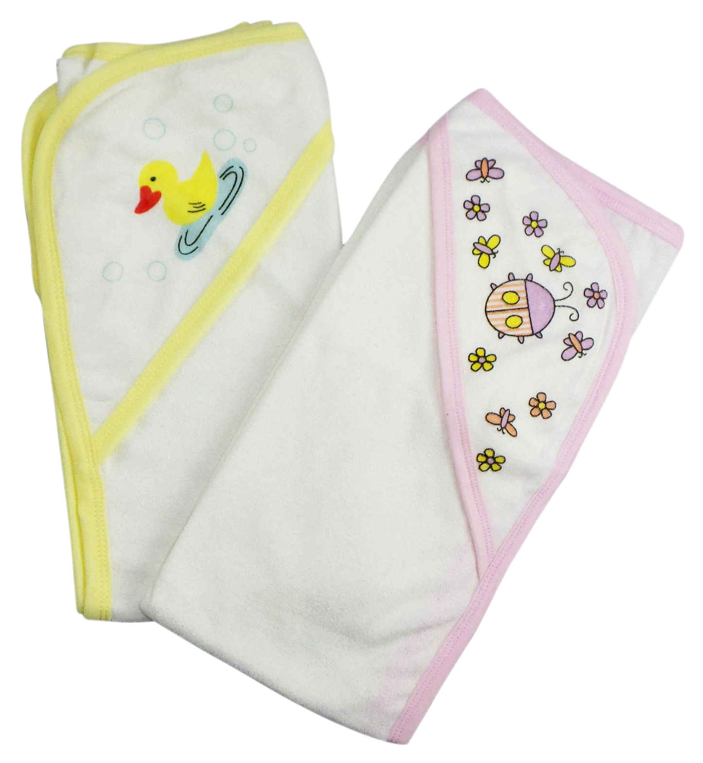 Bambini Infant Hooded Bath Towel Pack of 2