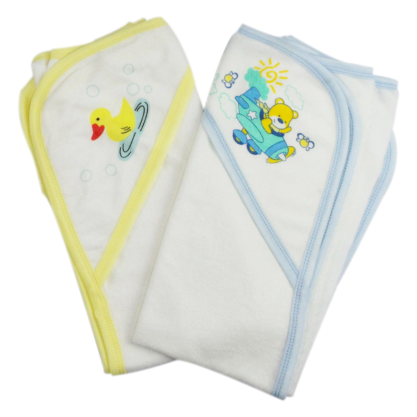 Bambini Infant Hooded Bath Towel Pack of 2