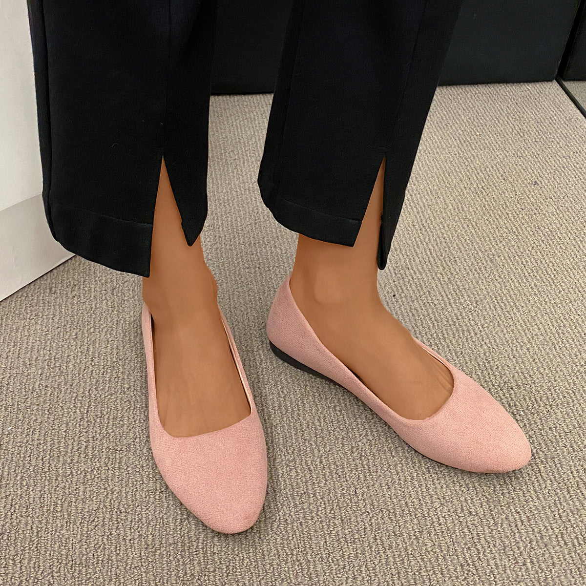 Casual Solid Color Slipon Shoes