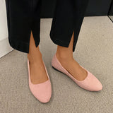 Casual Solid Color Slipon Shoes