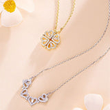 Four-Leaf Clover Heart Necklace
