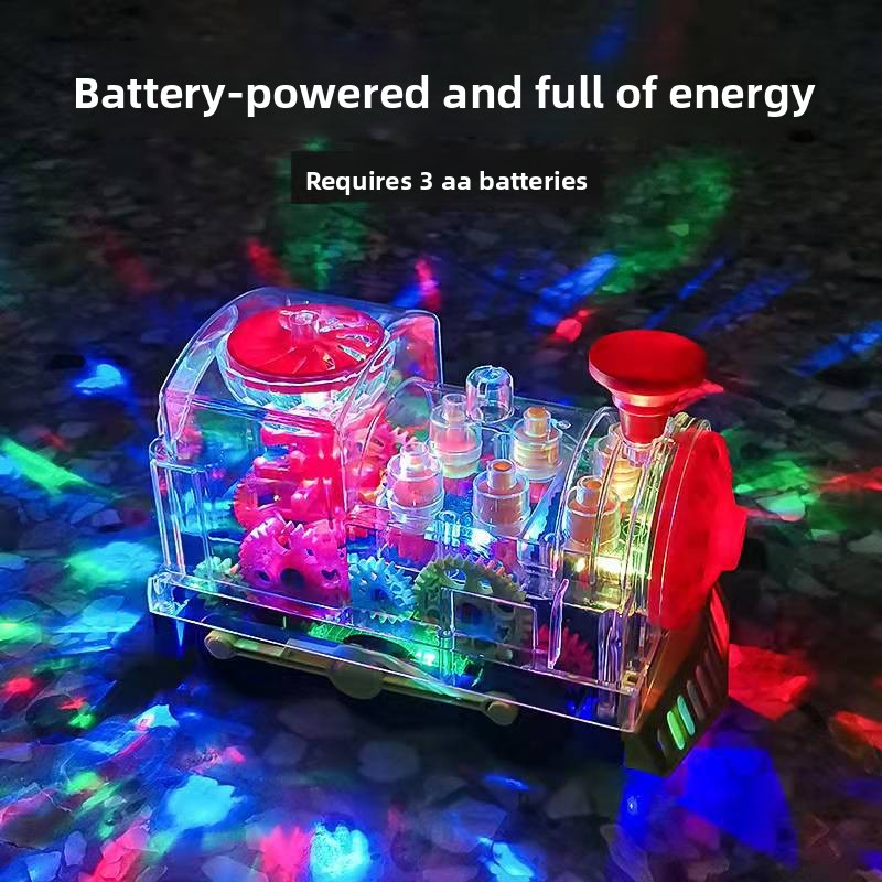 Electric Universal Gear Train with Light and Sound