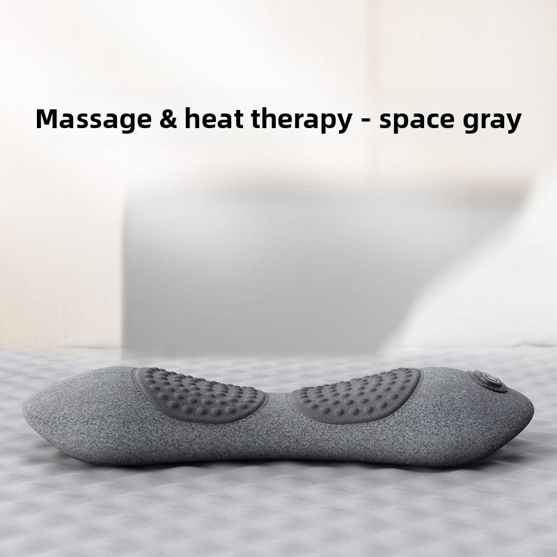 Multifunctional Lumbar Massage Pillow with Heating and Vibration