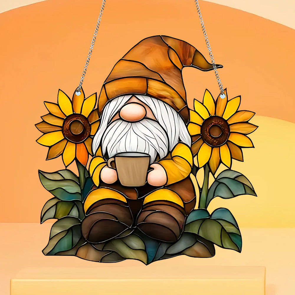 Sunflower Grandpa Acrylic Hanging Decoration