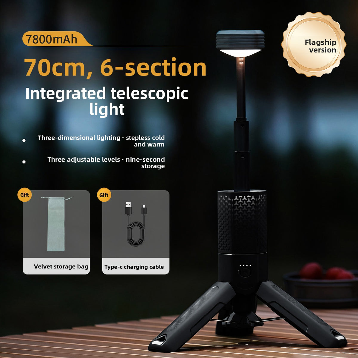 Multifunctional Explorer Flashlight
