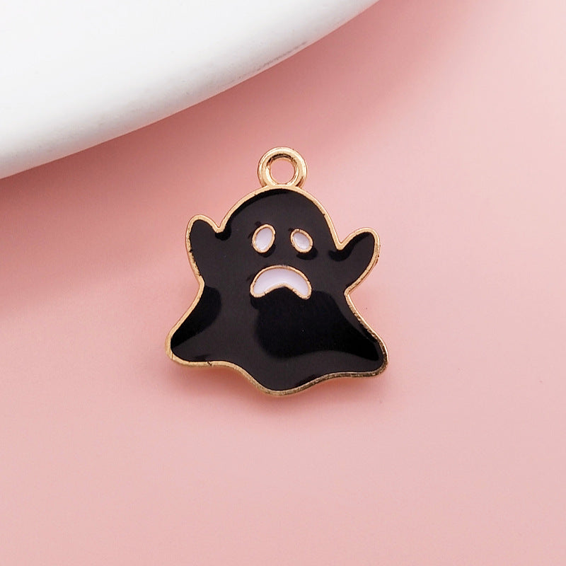 Halloween Funny Alloy Pendant DIY Cartoon Pumpkin Bat Charm