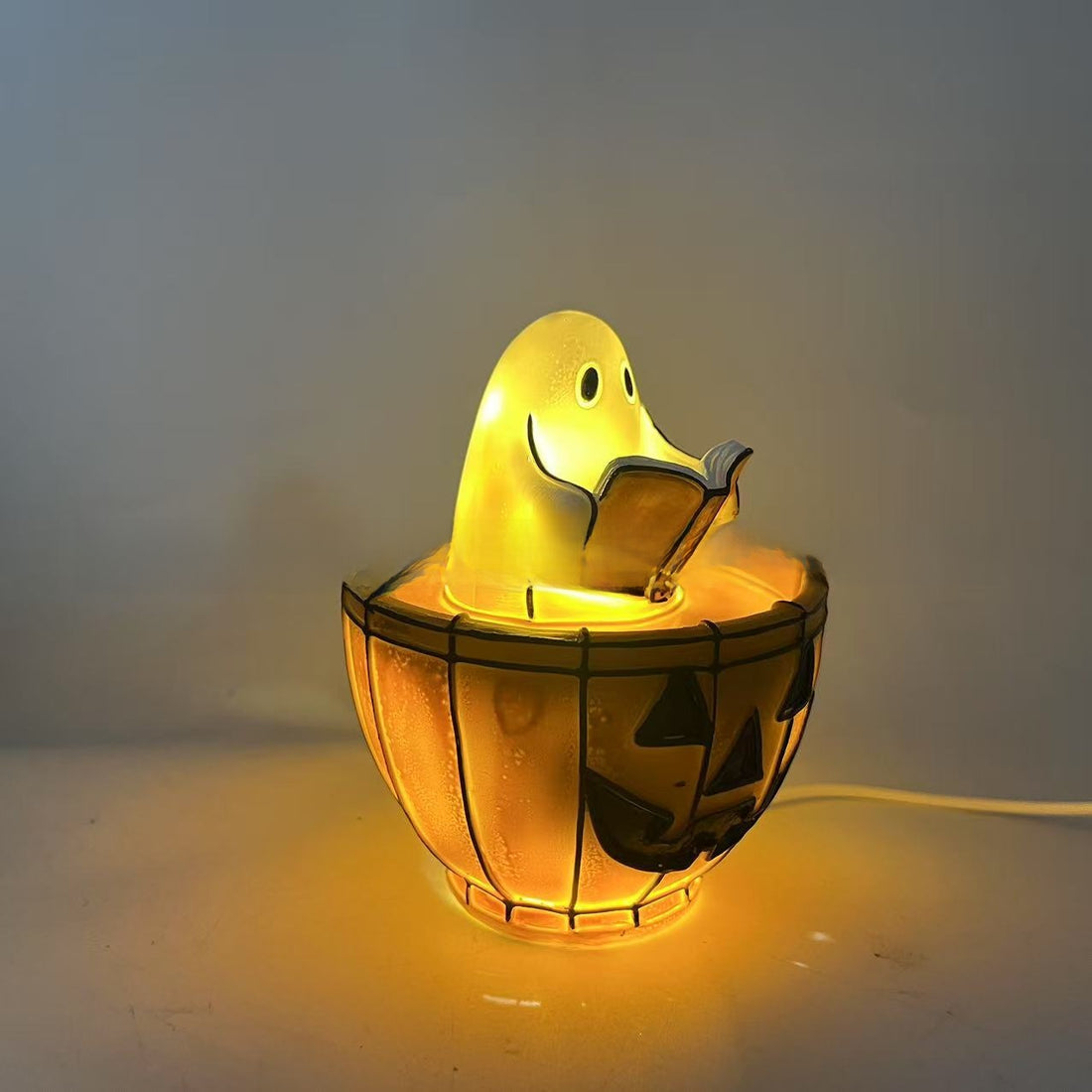 Halloween Ghost Reading Night Light