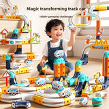 Magnetic Rail Track Building Toy Set