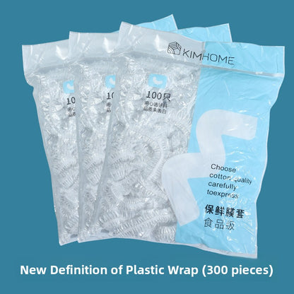 Single-use food-grade plastic wrap kit