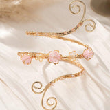 Floral Pearl Wrap-around Bracelet