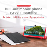 3d Screen HD Mobile Phone Magnifier Mobile Desktop Screen Amplifier Stretch Phone Stand 10 Inch