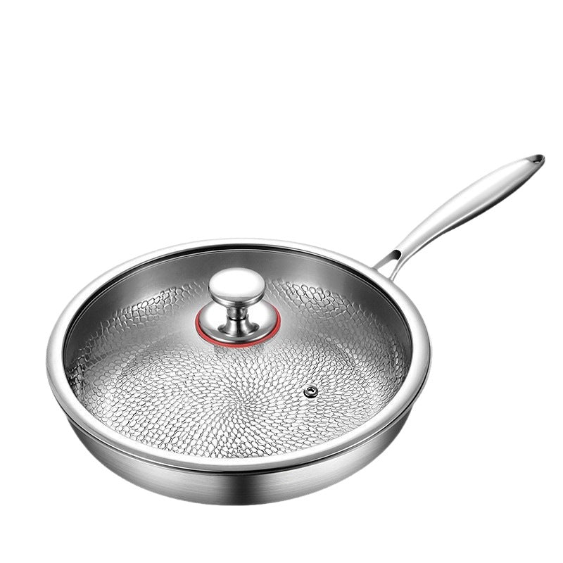Titanium Induction Frying Pan with Optional Glass Lid