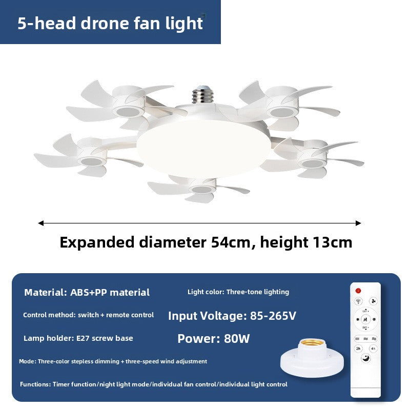 Multi-Function Ceiling Fan with Light