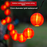 Solar Outdoor Cloth Lantern String