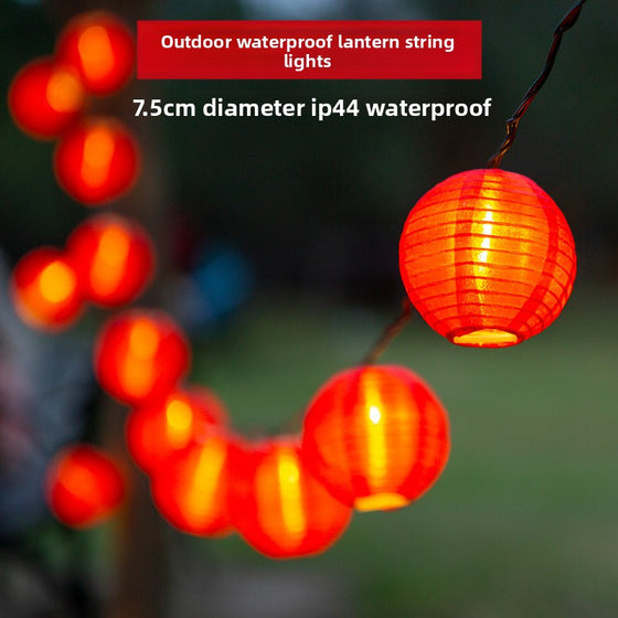 Solar Outdoor Cloth Lantern String Garden & Outdoor product image 1