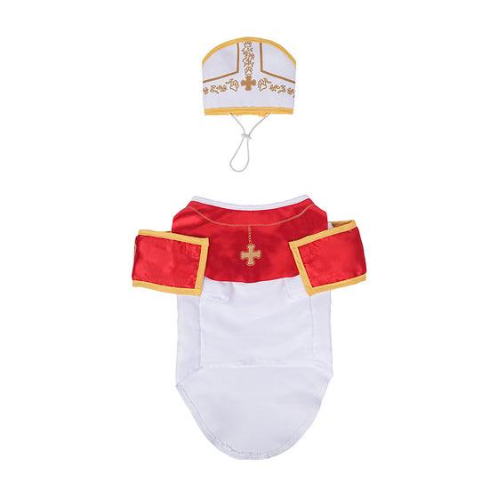 Dog Godfather Costume Suit with Hat