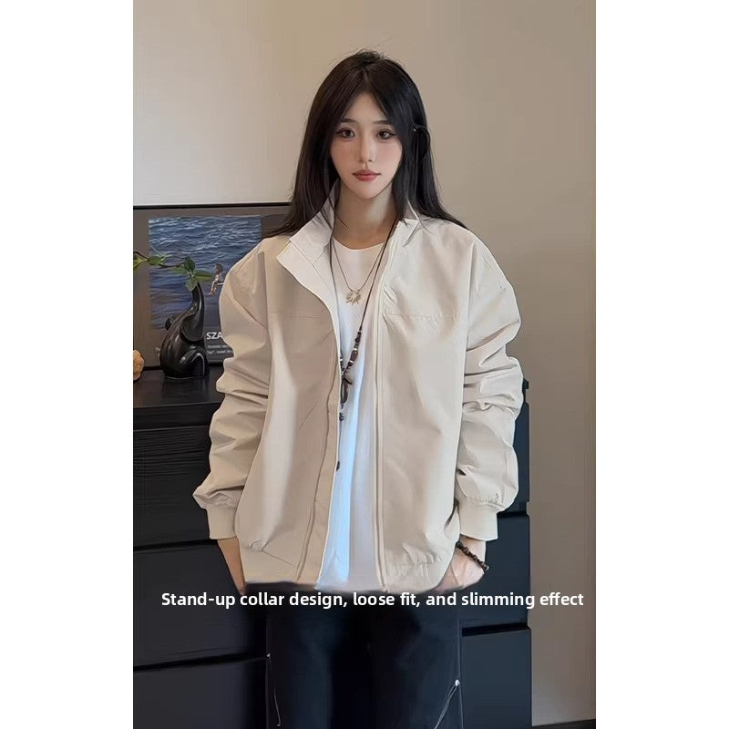Unisex Autumn Three-Proof Loose Fit Outdoor Jacket