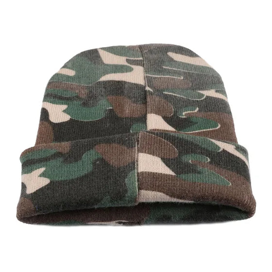 Back of the camouflage LED beanie
