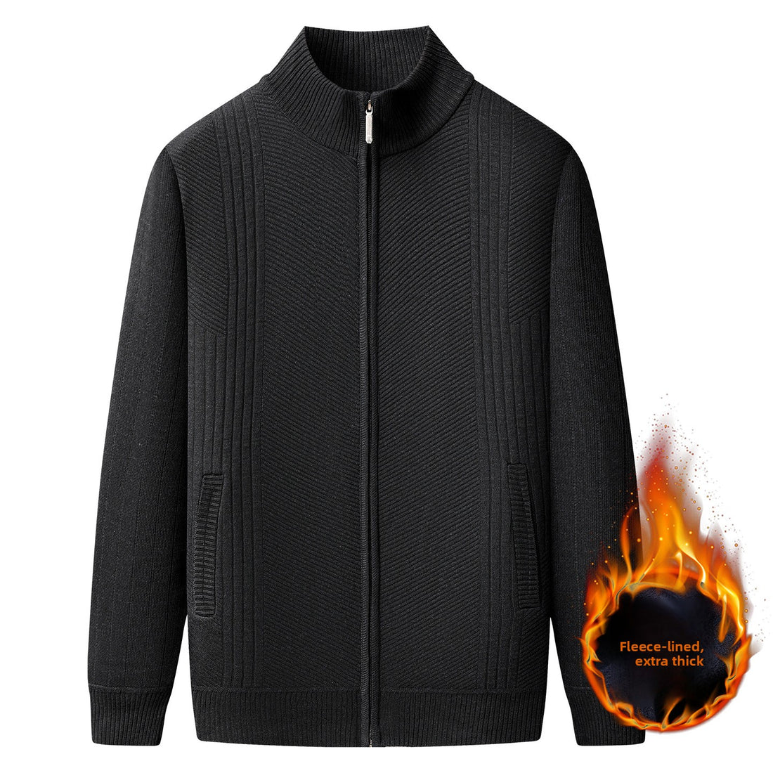 Men's thick and warm pullover sweater