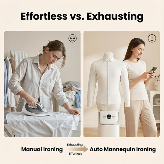 Fully Automatic Humanoid Garment Steamer and Dryer with Multiple Attachments