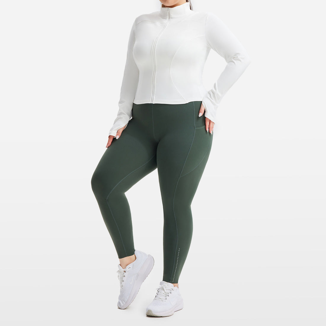 Womens High Elastic Sports Jacket