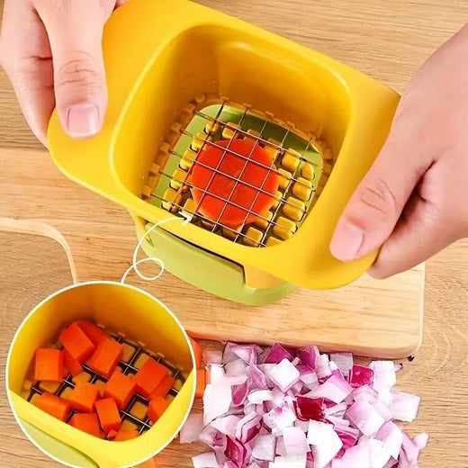 Vegetable chopper stainless steel blade grid