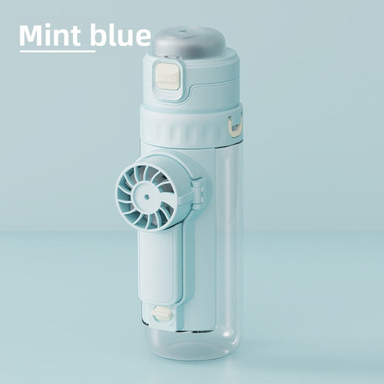 Fan spray water cup - student straw cup product image 6