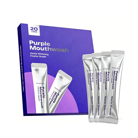 Purple mouthwash sachets, photo 4
